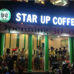 Bảng hiệu cafe đẹp nhất